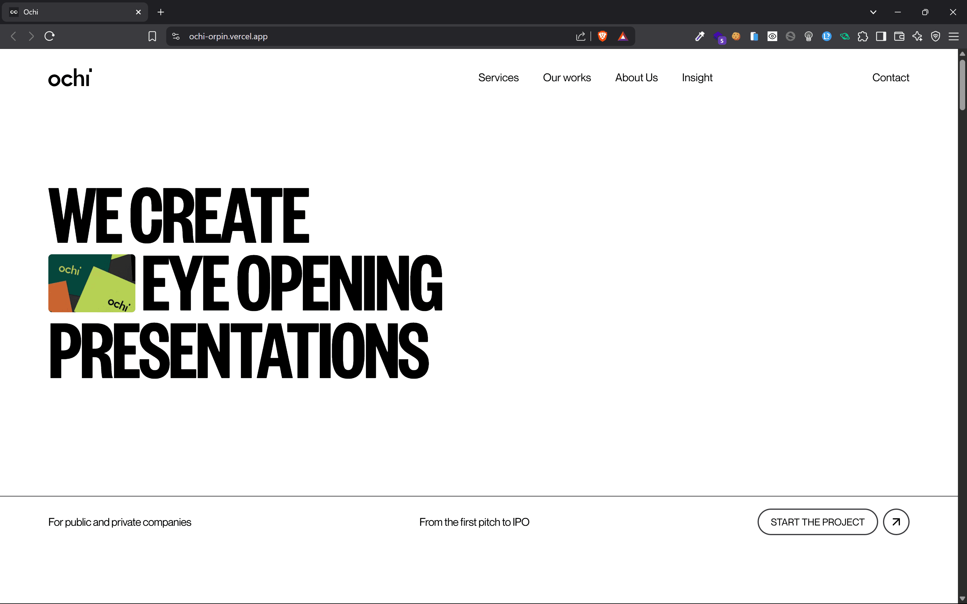Ochi Studio (React.js) image