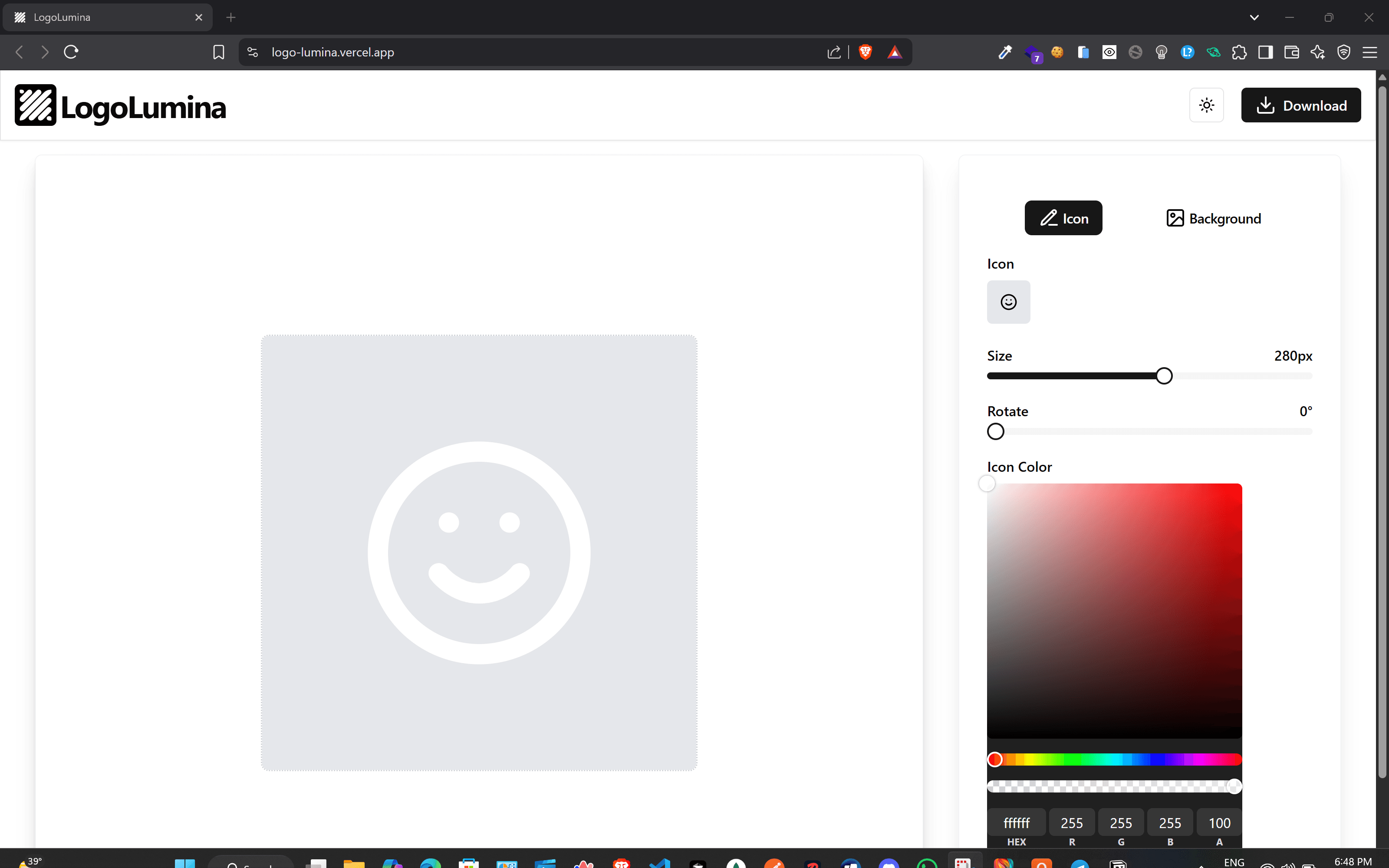 Logo Lumina (React.js) image